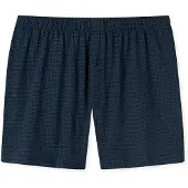 Schiesser Boxers ' Cotton Casuals ' bleu foncé