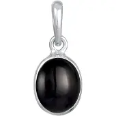 Elli Pendentif noir / argent