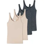 Schiesser Maillot de corps 'Essentials' beige / noir / blanc