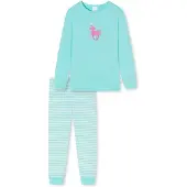 Schiesser Pyjama turquoise / rose / blanc