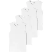 Schiesser Maillot de corps blanc