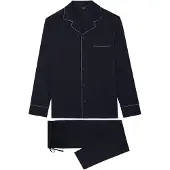Hom Pyjama long bleu marine