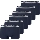 Schiesser Boxers bleu foncé / blanc
