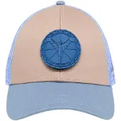 Carlo colucci Casquette bleu / rose ancienne