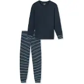 Schiesser Pyjama ' UNCOVER Nightwear ' bleu foncé