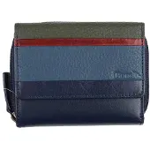 Bench Porte-monnaies bleu / olive / rouge sang