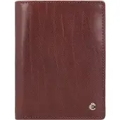 Esquire Porte-monnaies 'Toscana' marron châtaigne / argent