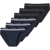 Schiesser Slip noir / blanc cassé