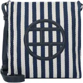 Tom Tailor Sac à bandoulière 'Romy' bleu marine / blanc