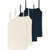 Schiesser Maillot de corps ' Uncover ' bleu foncé / blanc cassé