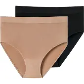 Schiesser Slip 'Classic Seamless' nude / noir