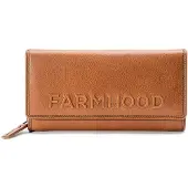 Farmhood Porte-monnaies 'Memphis' noisette