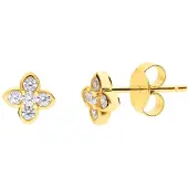 Lucardi Boucles d'oreilles 'Basic' or