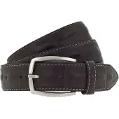 Vanzetti Ceinture brun foncé / argent