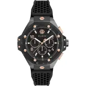 Philipp Plein Montre à affichage analogique or / noir