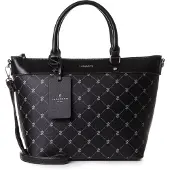 Lazarotti Sacs à main 'Palermo' gris / noir