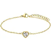 Lucardi Bracelet 'Weinlese' or / transparent