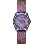 GUESS Montre à affichage analogique 'BOA' violet