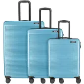 Paklite Ensemble de bagages 'Sienna' bleu clair