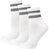 NUR DER Chaussettes gris / blanc