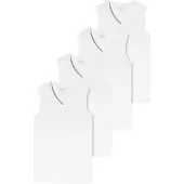 Schiesser Maillot de corps blanc