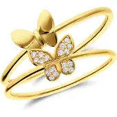 Lucardi Bague or / blanc