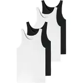 Schiesser Maillot de corps '95/5' noir / blanc