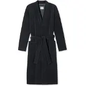 Schiesser Peignoir long ' Feather Terry ' anthracite
