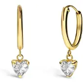 Lucardi Boucles d'oreilles 'Klassisch' or