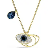 Swarovski Chaîne bleu-gris / or