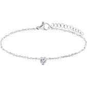 Lucardi Bracelet 'Essentials' argent / transparent