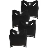 Schiesser Maillot de corps ' Long Life Rib ' noir