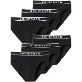 Schiesser Slip noir / blanc