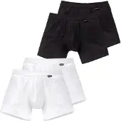 Schiesser Boxers 'Authentic' noir / blanc