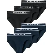 Schiesser Slip ' 95/5 Organic Cotton ' noir