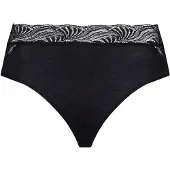 Hanro Slip ' Cotton Delight ' noir