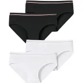 Schiesser Sous-vêtements noir / blanc