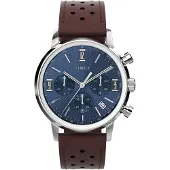 Timex Montre à affichage analogique 'Marlin' bleu / marron