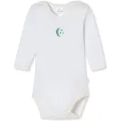 Schiesser Barboteuse / body 'Natural Love' vert / blanc
