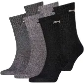 Puma Chaussettes de sport gris / gris foncé / noir