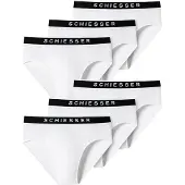 Schiesser Slip noir / blanc
