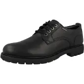 Clarks pour homme. 26173437 BatcombeTieGTX chaussure en cuir noir (44), Plat, Lacets, Casuel