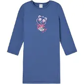 Schiesser Chemise de nuit bleu / rose