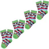 Unabux Chaussettes ' Prints ' mélange de couleurs