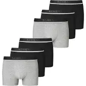Schiesser Boxers ' 95/5 Organic Cotton ' gris chiné