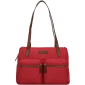 Green Burry Sac bandoulière marron / rouge