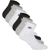 FILA Chaussettes gris / noir / blanc