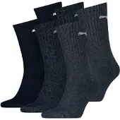 Puma Chaussettes de sport bleu nuit / gris argenté