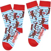 Unabux Chaussettes mélange de couleurs