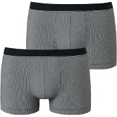 Schiesser Boxers bleu marine / blanc